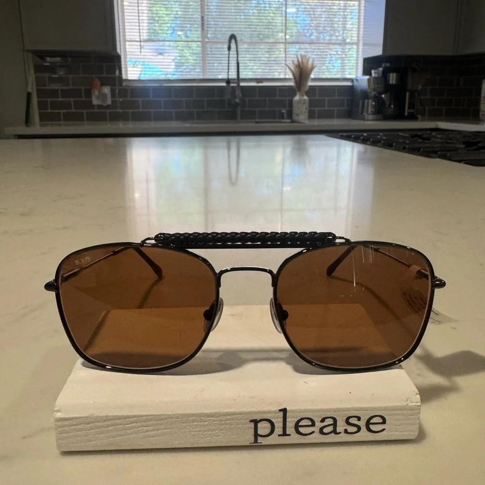 TOD’S Brown Aviator Sunglasses